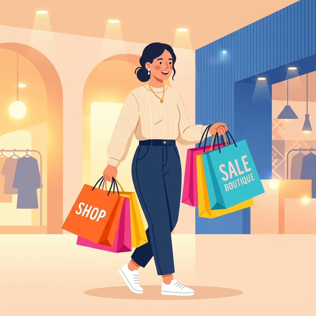 Consumer shopping with confidence after verifying genuine products